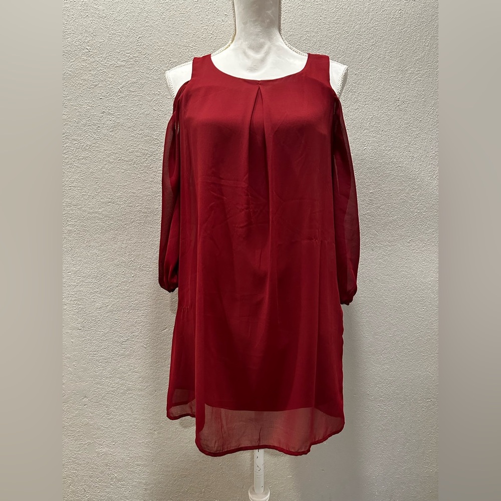 As U Wish Crimson Cocktail Dress